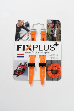 Fixplus strap set 15cm oranje 