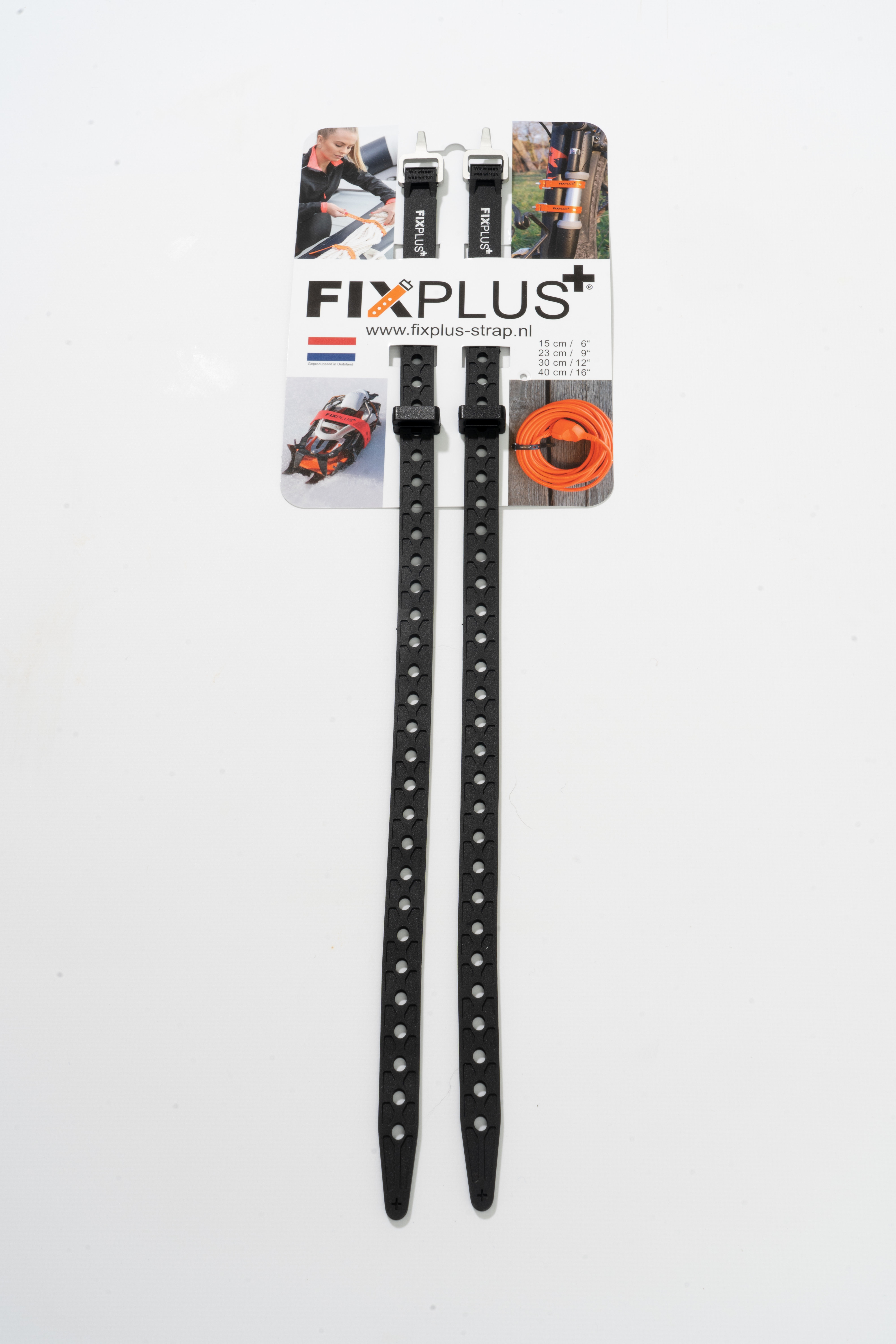 Fixplus strap set 40cm zwart