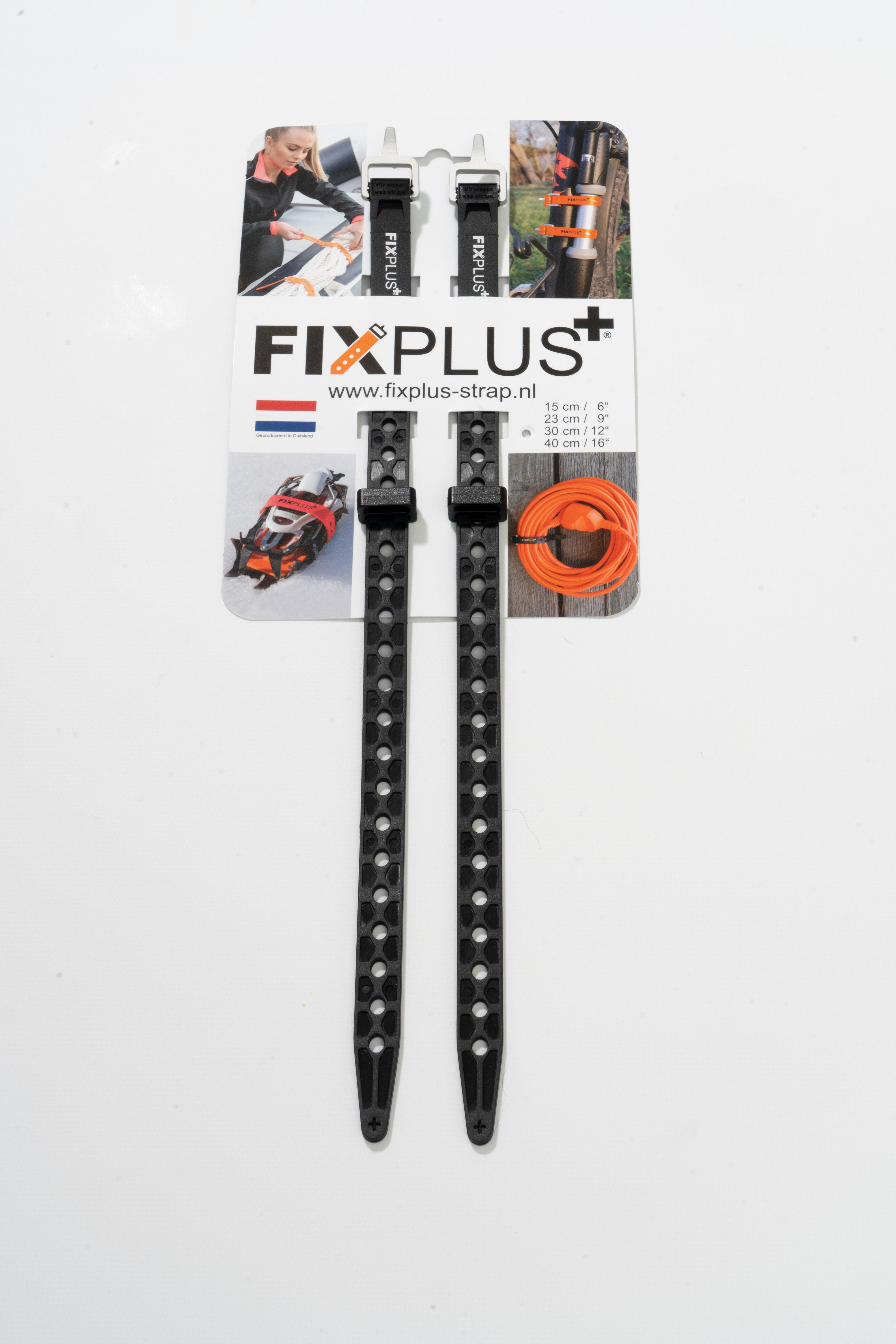 Fixplus strap set 30cm zwart